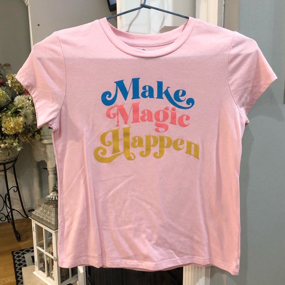 There Abouts Make Magic Happen Short Sleeve T- Shirt Top